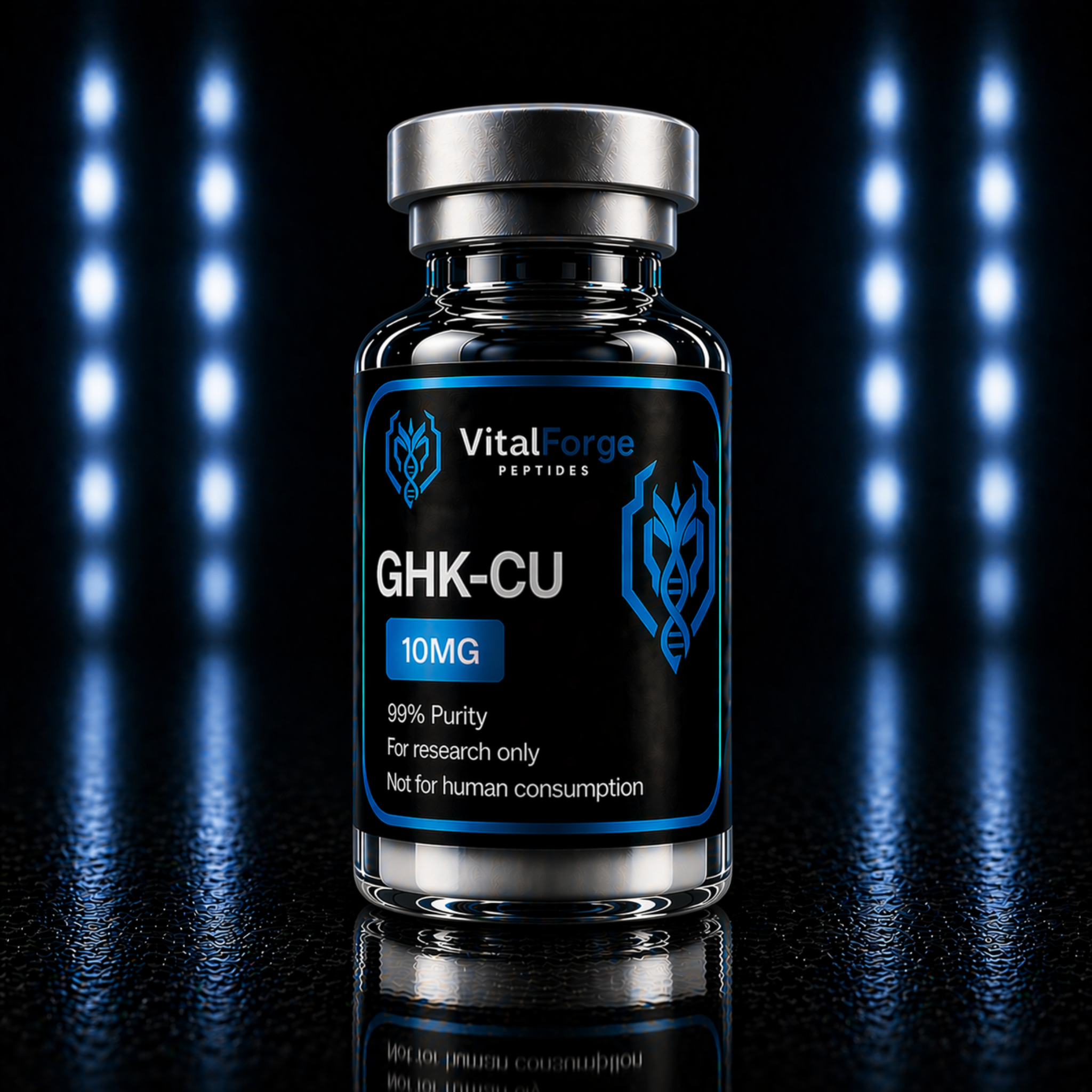 GHK-CU vial by VitalForge Peptides