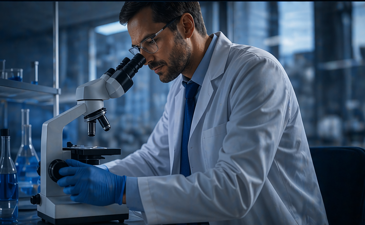 Scientist in laboratory