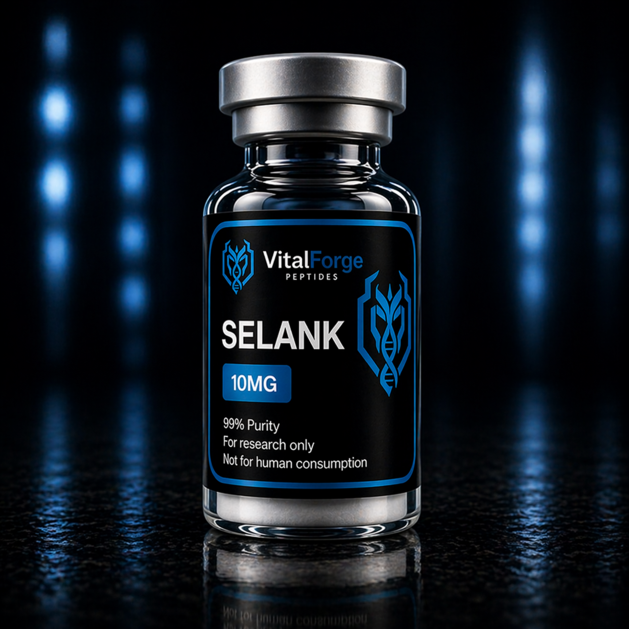 Selank vial by VitalForge Peptides